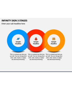 Infinity Sign 3 Stages PPT Slide 1