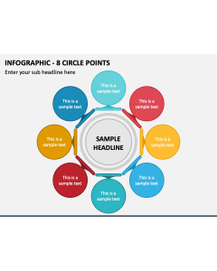 Infographic - 8 Circle Points PPT Slide 1