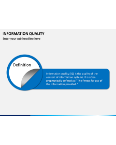 Information Quality PPT Slide 1