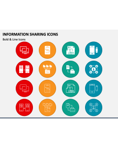 Information Sharing Icons PPT Slide 1