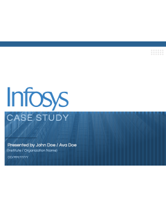Infosys Case Study PPT Thumbnail
