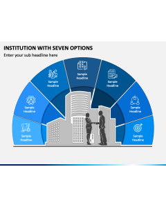 Institution with Seven Options PPT Slide 1