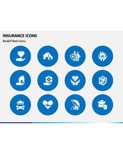 Insurance Icons PPT Slide 1