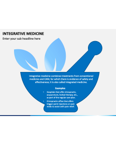 Integrative Medicine PPT Slide 1