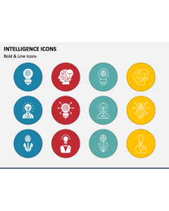 Intelligence Icons PPT Slide 1