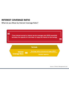 Interest Coverage Ratio PPT Slide 1