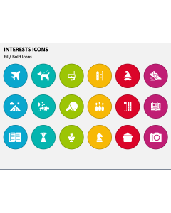 Interests Icons PPT Slide 5