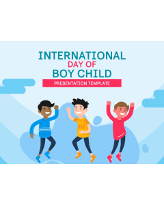 International Day of Boy Child PPT Slide 1