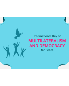 International Day of Multilateralism and Diplomacy for Peace PPT Slide 1