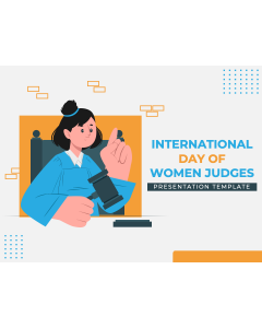 International Day of Women Judges PPT Slide 1