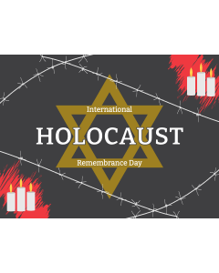 International Holocaust Remembrance Day PPT Slide 1