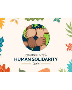 International Human Solidarity Day PPT Slide 1