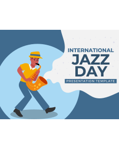 International Jazz Day PPT Slide 1