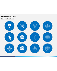 Internet Icons PPT Slide 1 