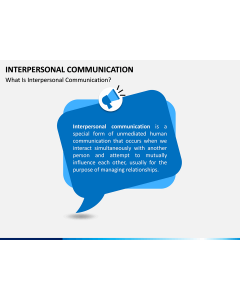 Interpersonal Communication PPT Slide 1