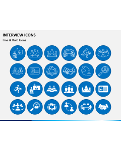 Interview Icons PPT Slide 1