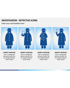 investigator Icons PPT Slide 1