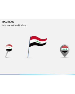 Iraq Flag PPT Slide