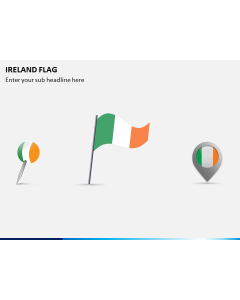 Ireland Flag PPT Slide 1