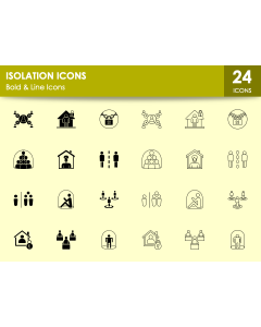 Isolation Icons PPT Slide 1