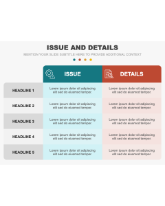 Issue and Details PPT Thumbnail