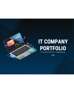 IT Company Portfolio PPT Slide 1