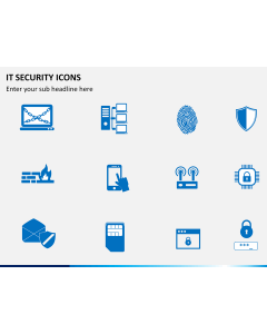 IT Security Icons PPT slide 1