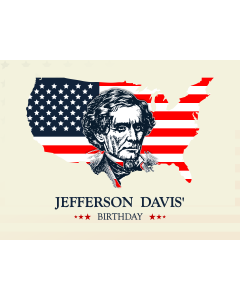 Jefferson Davis' Birthday PPT Slide 1
