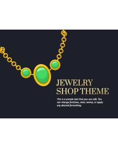 Jewelry Shop PPT Slide 1
