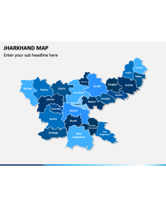 Jharkhand Map PPT Slide 2