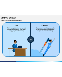 Job Vs Career PPT Slide 1