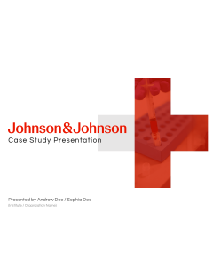 Johnson & Johnson Case Study PPT Thumbnail