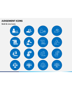 Judgement Icons PPT Slide 1