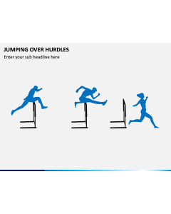 Jumping Over Hurdles PPT Slide 1