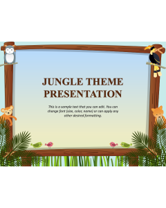 Jungle Theme PPT Slide 1