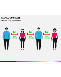 Keep Safe Distance PowerPoint Slide 1