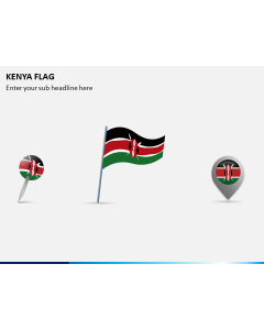 Kenya Flag PPT Slide 1