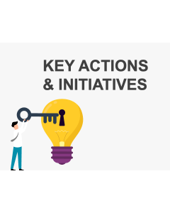 Key Actions & Initiatives PPT Slide 1