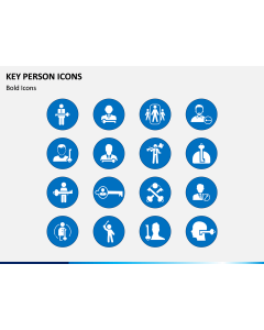 Key Person Icons PPT Slide 1