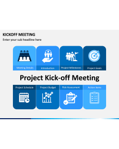 Kickoff Meeting PPT slide 1