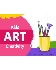 Kids Art Creativity Theme PPT Thumbnail