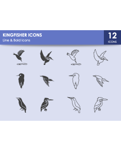 Kingfisher Icons PPT Slide 1