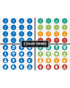 Knowledge Icons PPT Cover Slide