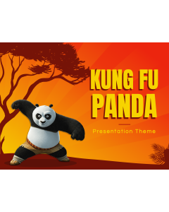 Kung Fu Panda Theme PPT Thumbnail