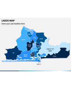 Lagos Map PPT Slide 1