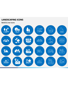 Landscaping Icons PPT Slide 1