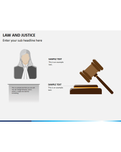 Law and justice PPT slide 1