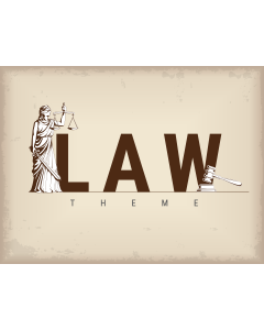 Law Theme PPT Slide 1