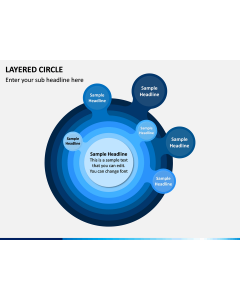 Layered Circle PPT Slide 1