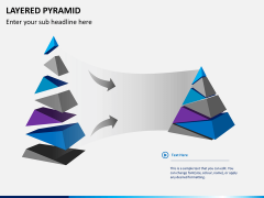 Layered pyramid PPT slide 1